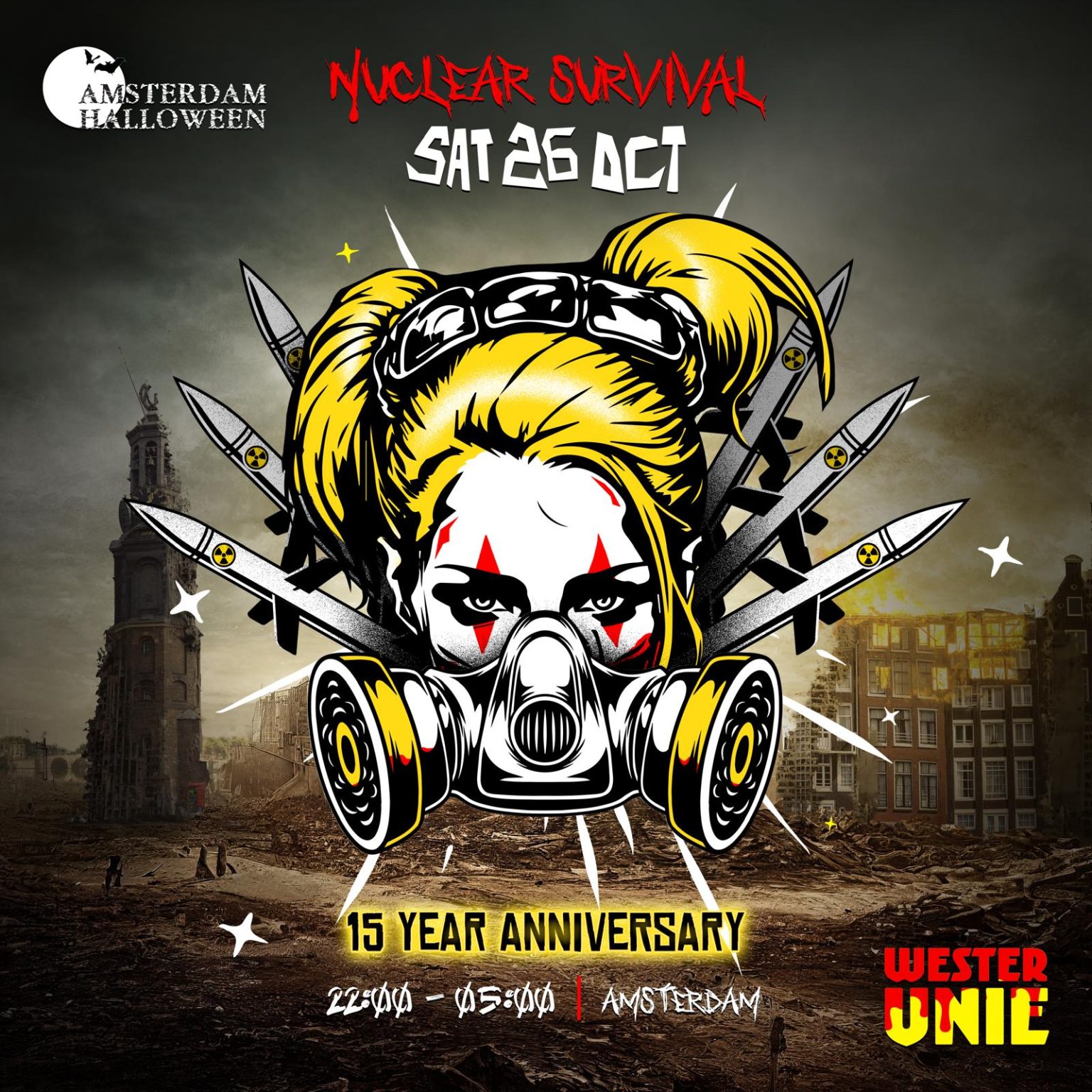 AMSTERDAM HALLOWEEN 2024 – 15 YEAR ANNIVERSARY – NUCLEAR SURVIVAL