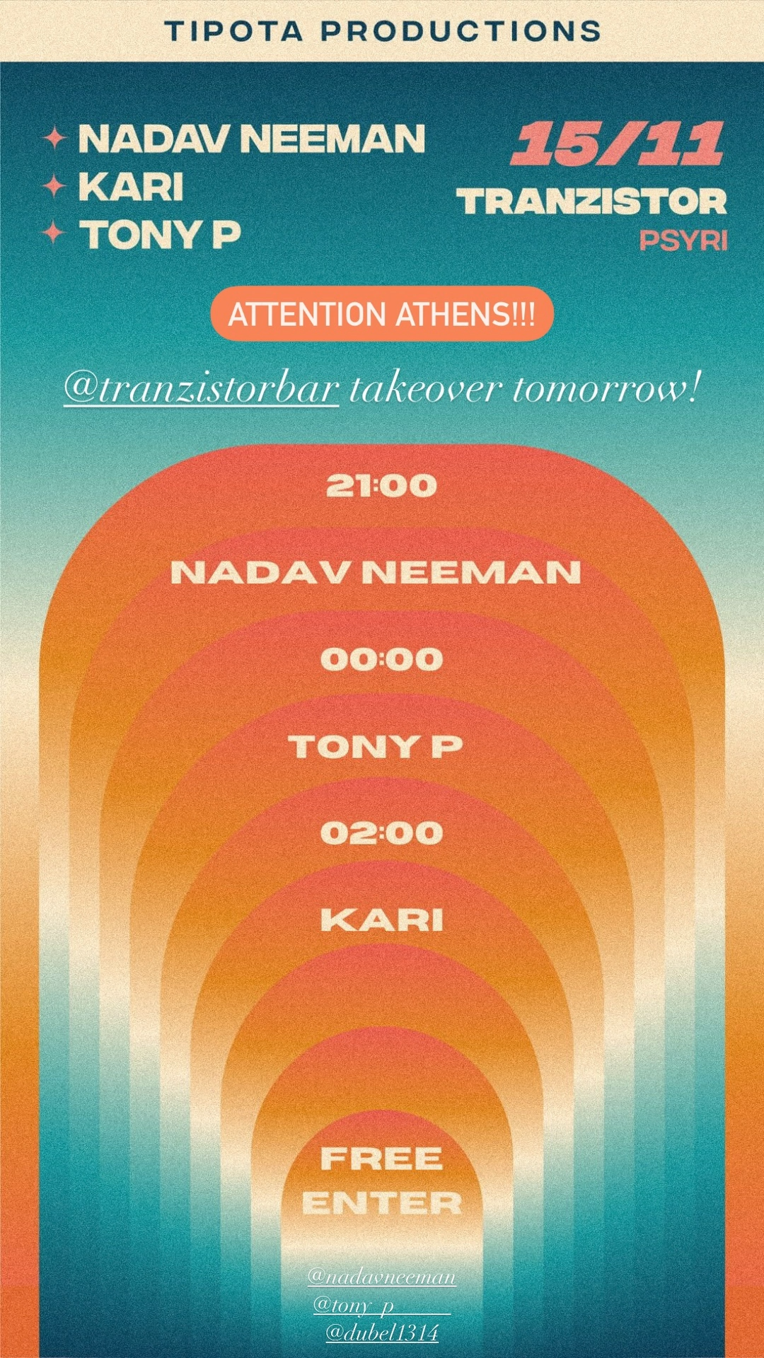 TIPOTA PRODUCTIONS TRANZISTOR TAKEOVER