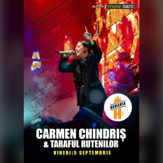 Concert Carmen Chindriș & Taraful Rutenilor în Orașul cu Chef de Viață