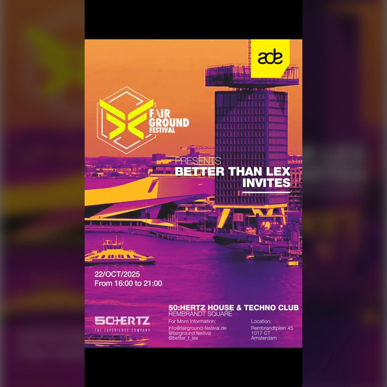 Fairground Festival presents: Better Than Lex Invites