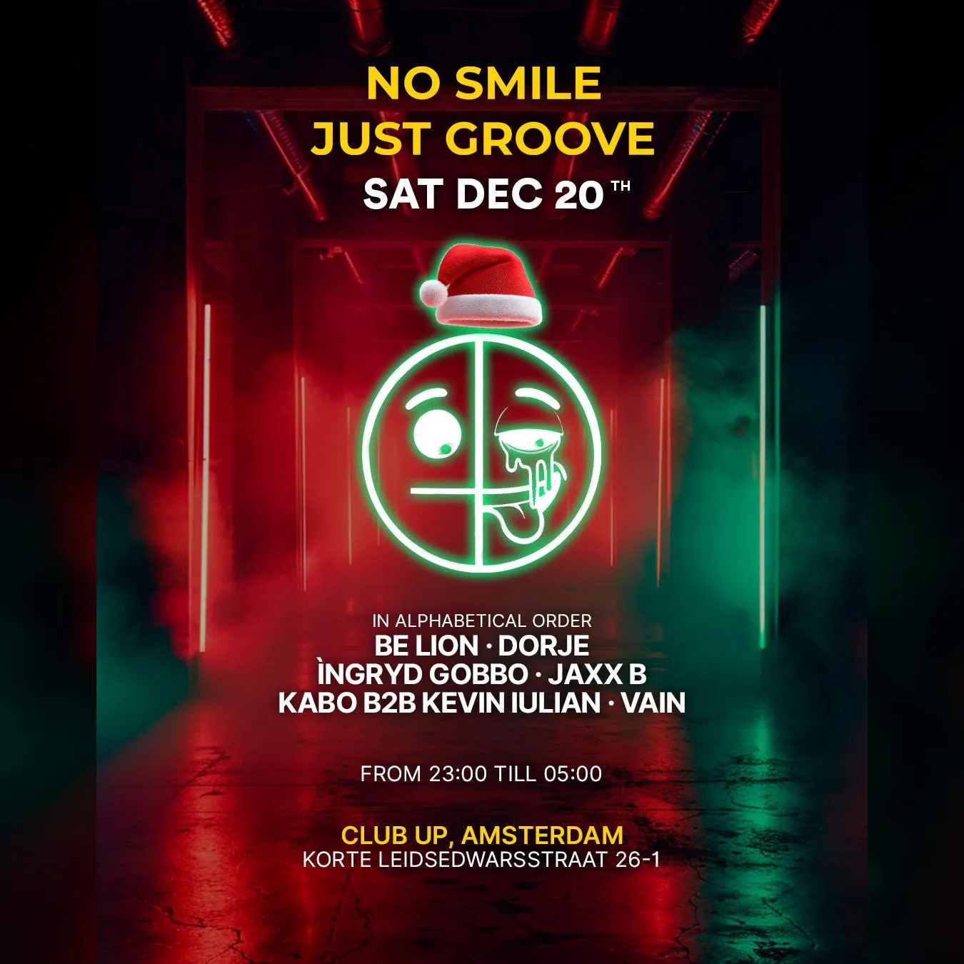 No Smile Just Groove #Christmas