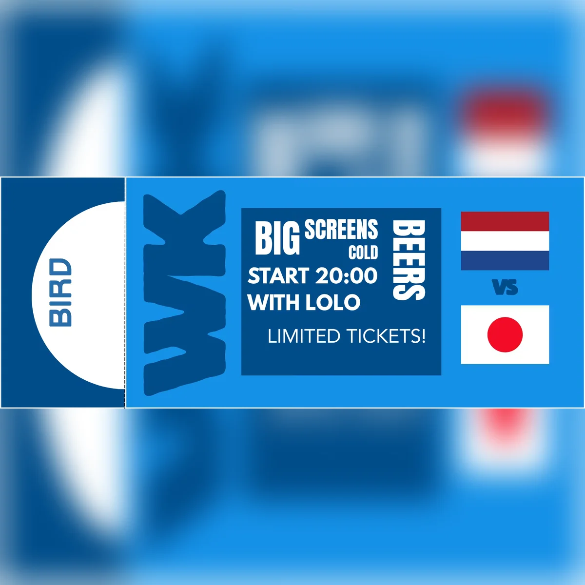 WK JAPAN - NETHERLANDS LIVE