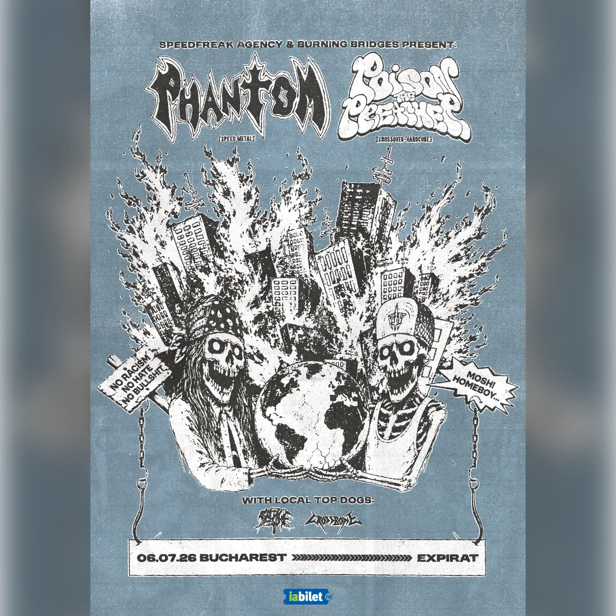 Poison The Preacher (Col) & Phantom (Mex) w/ Crossbone, Scythe