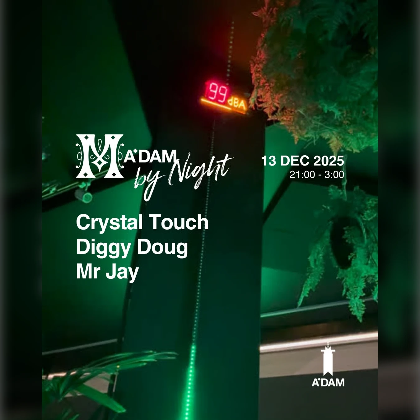 Madam by Night invites: The Disco Express
