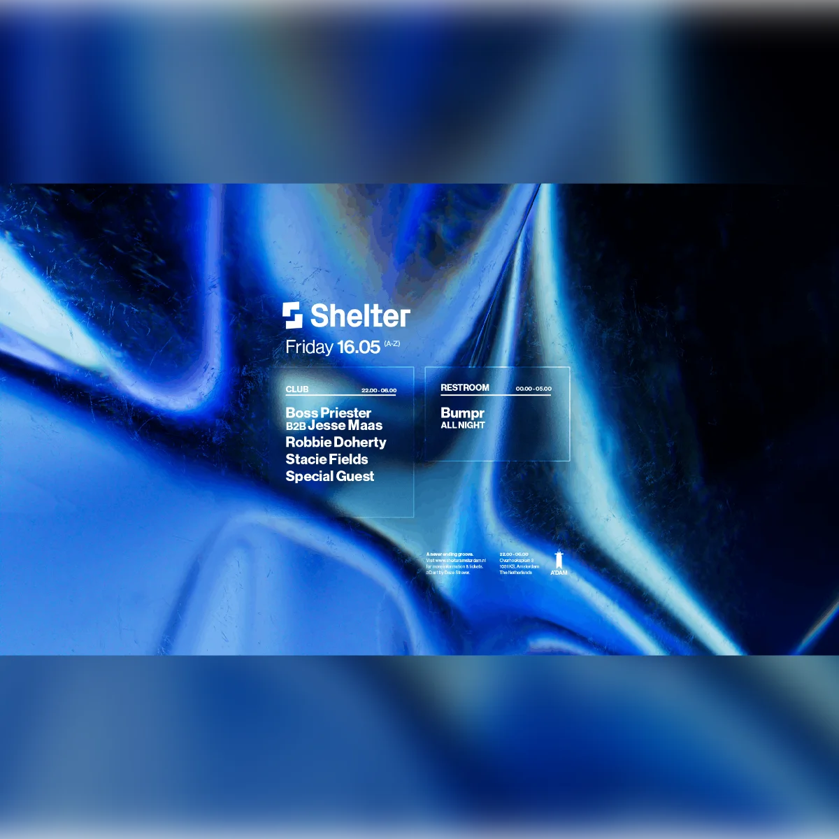 Special guest, Boss Priester B2B Jesse Maas, Robbie Doherty, Stacie Fields & more