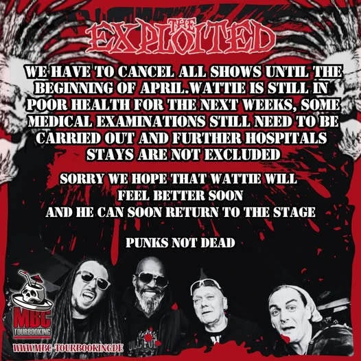 [CANCELLED] The Exploited (UK)