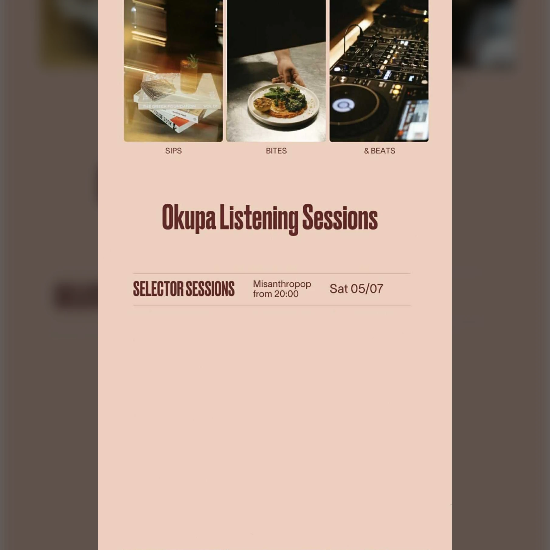 05/07 | SELECTOR SESSIONS MISANTHROP