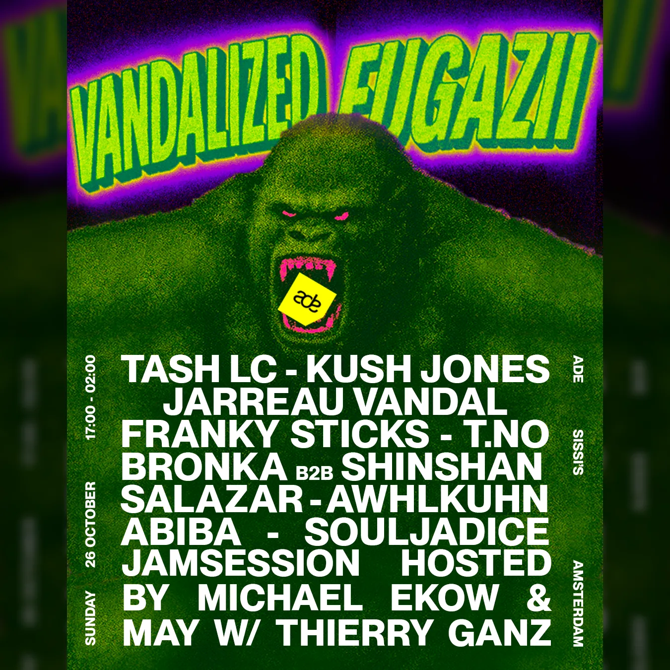 VANDALIZED X Fugazii ADE SPECIAL