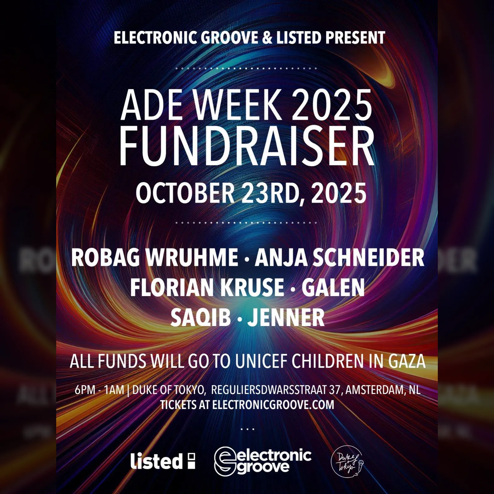 ADE Week 2025 Fundraiser for Gaza's Children