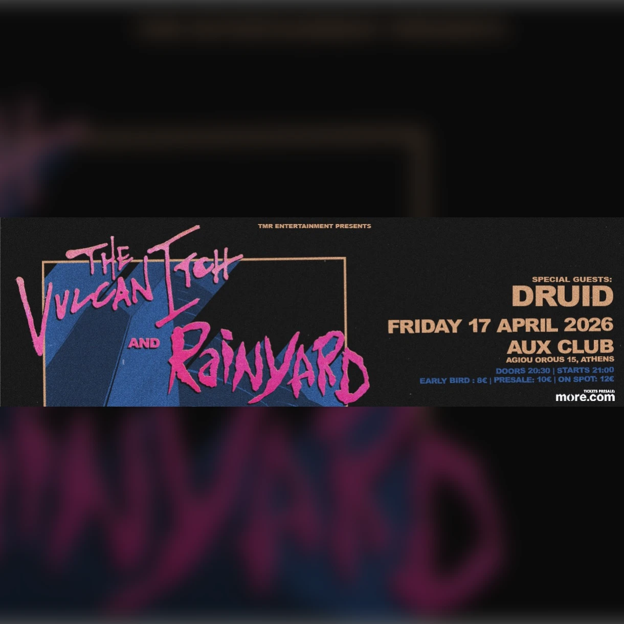 THE VULCAN ITCH // RAINYARD // DRUID