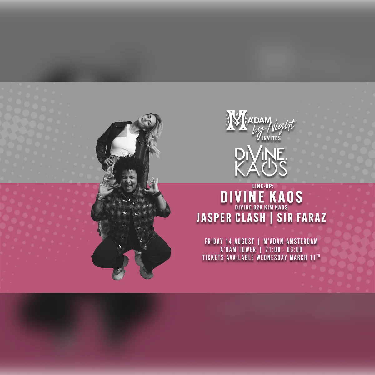 Madam by Night invites Divine Kaos