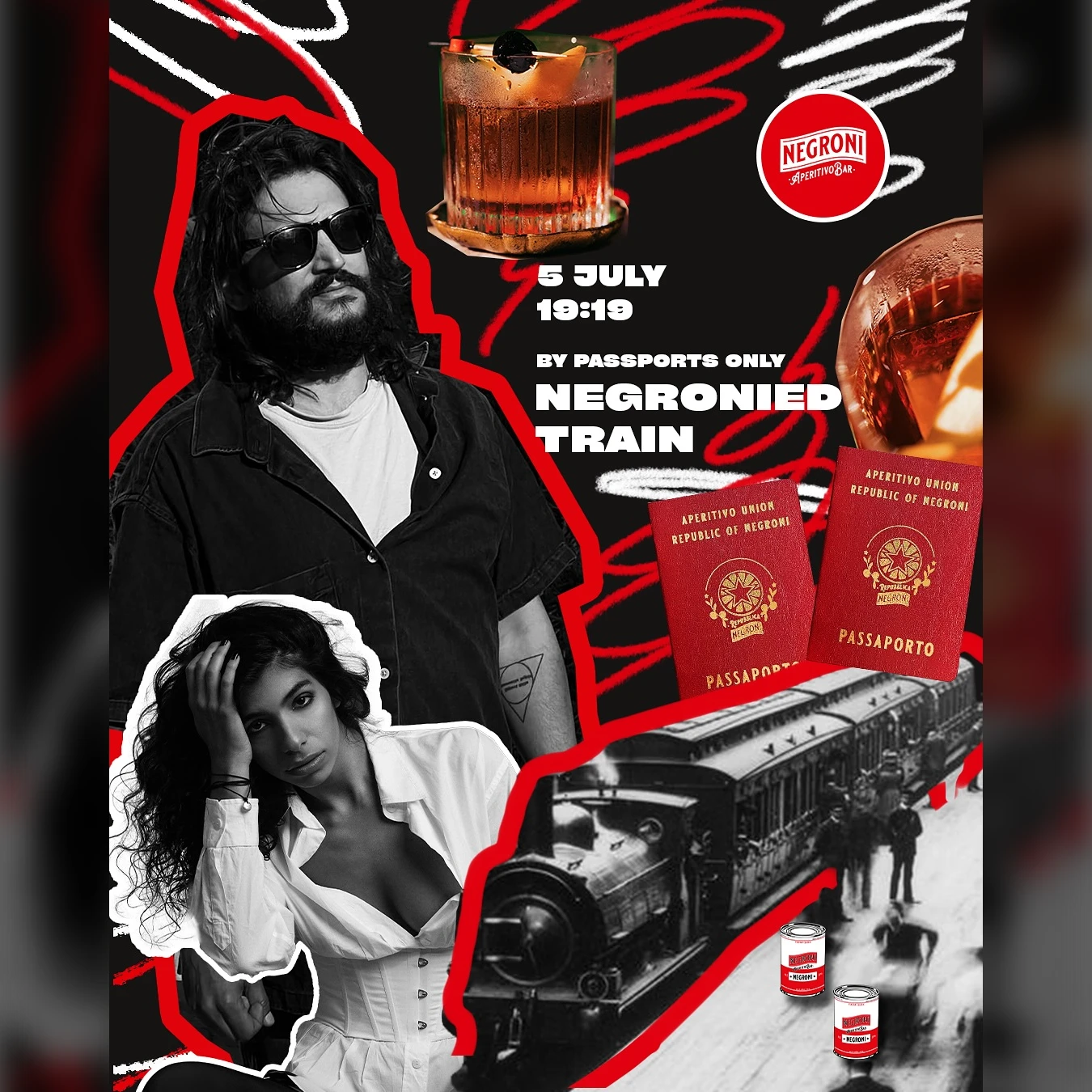 NEGRONIED TRAIN | By Passports only 