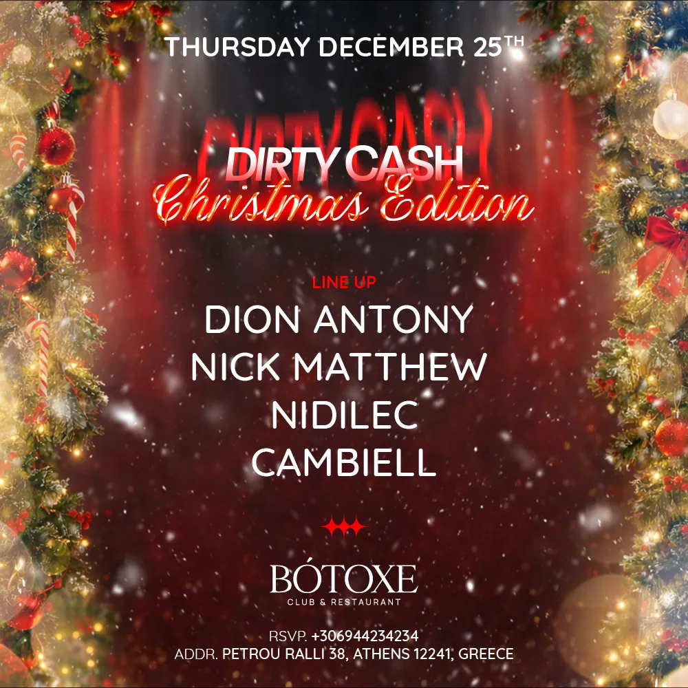 DIRTY CASH- CHRISTMAS DAY