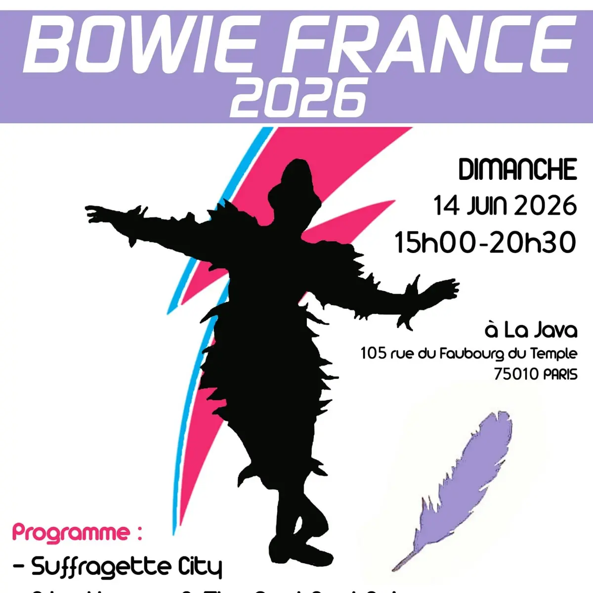 Convention Bowie France 2026