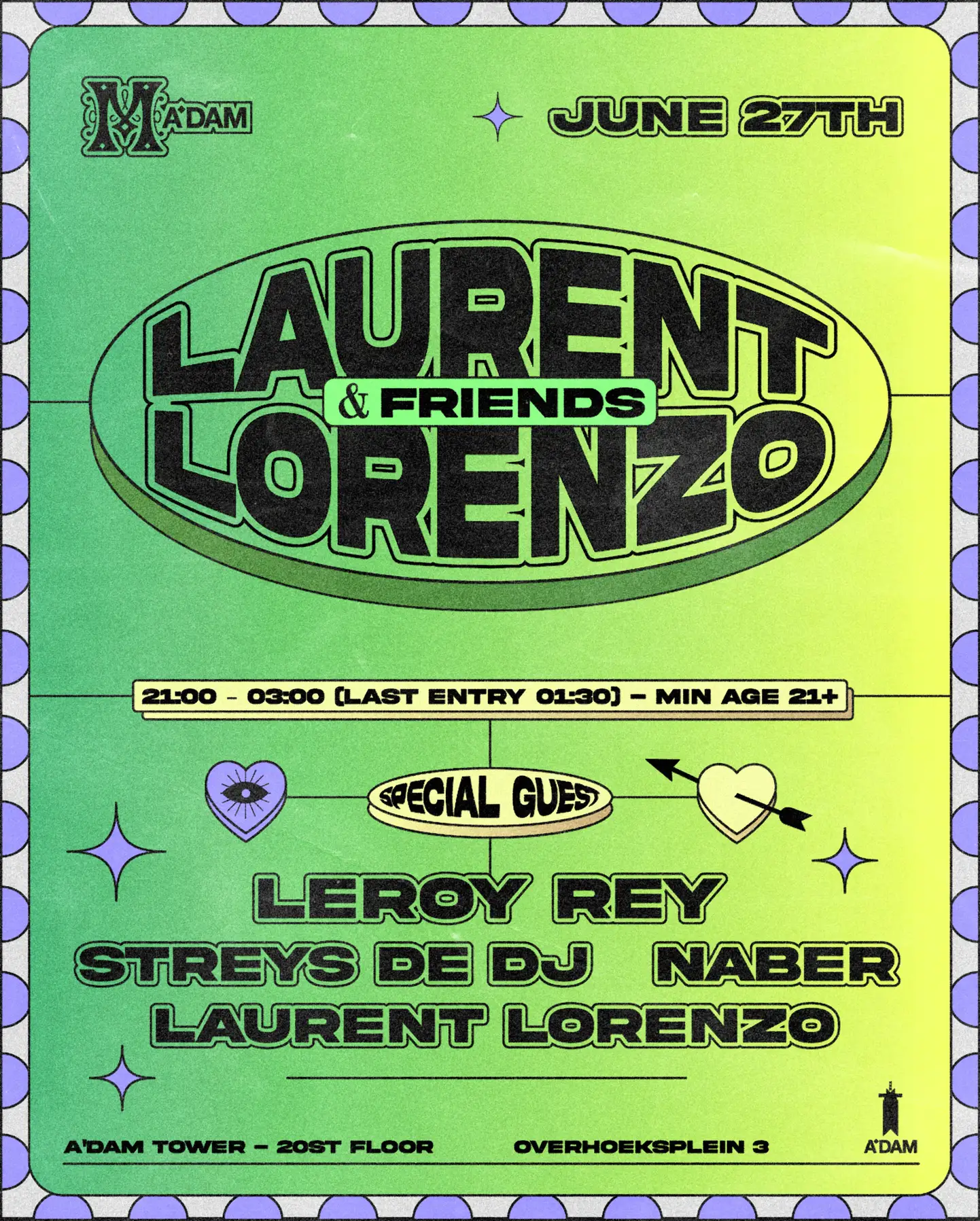 Madam by Night invites: Laurent Lorenzo & friends