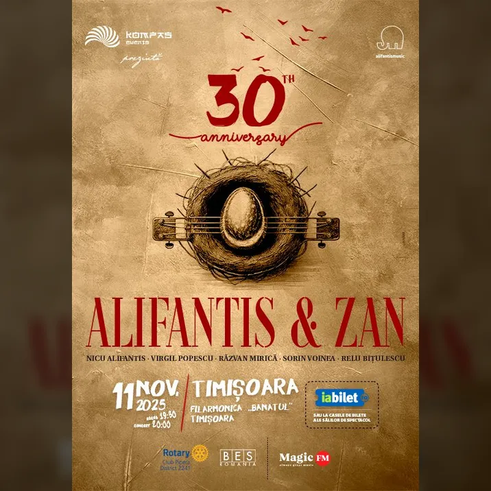 Timișoara: Alifantis & Zan 30 de ani