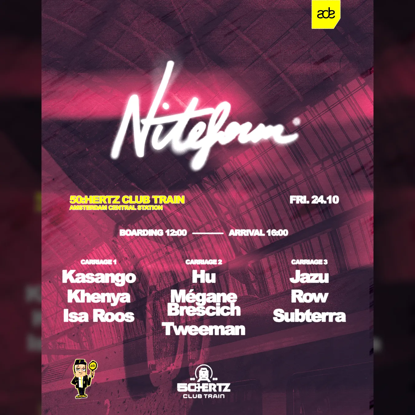 Niteform x 50:HERTZ Club Train - Afternoon Trip