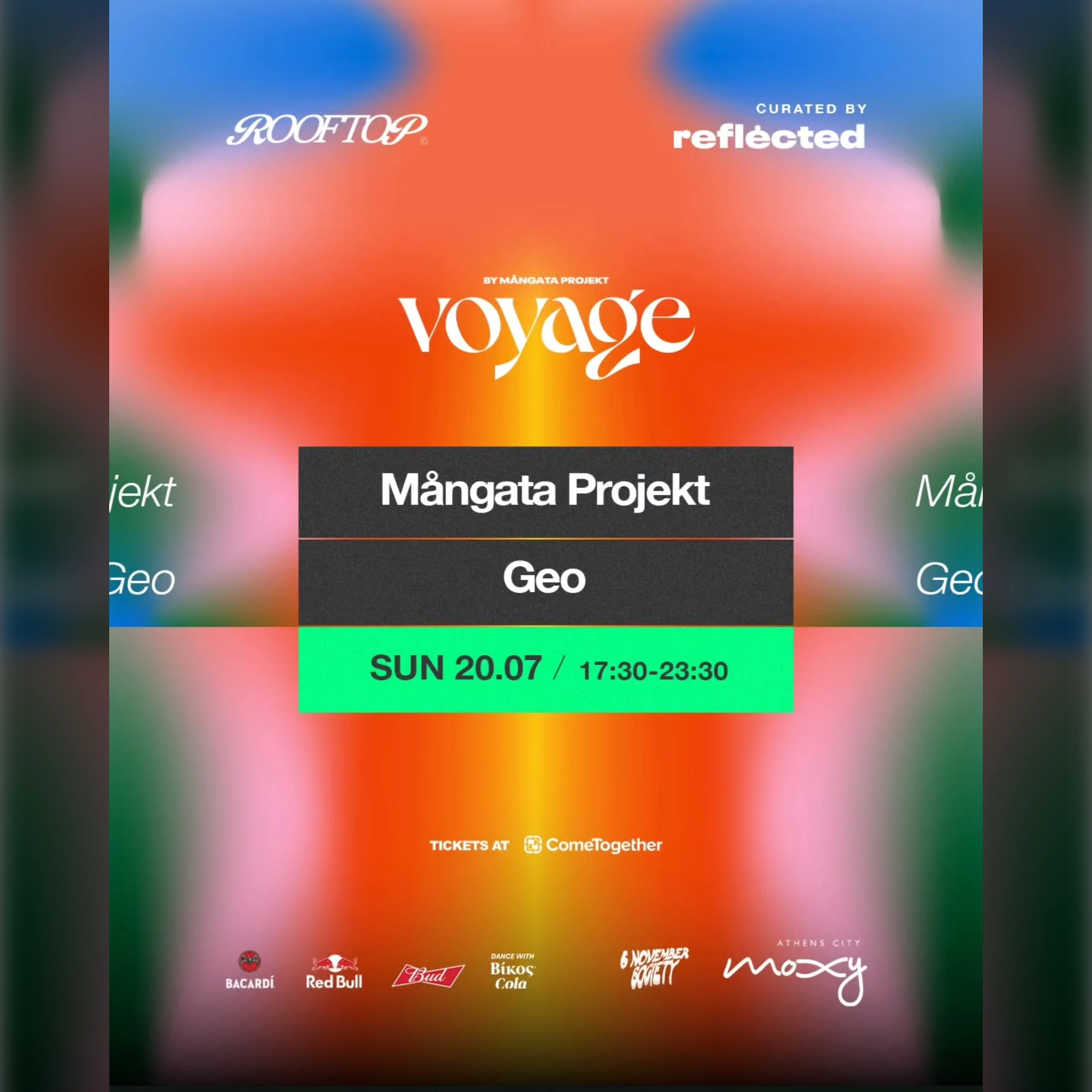 VOYAGE @ Rooftop of Moxy | Mångata Projekt & Geo | curated by Reflected