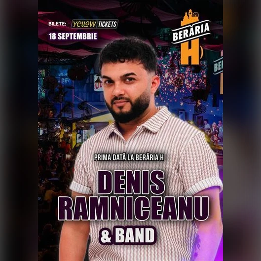 Denis Raminceanu & Band – pentru prima dată LIVE @ Berăria H // bilete la jumătate