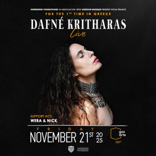 DAFNE' KRITHARAS - 1st Time Live in Greece