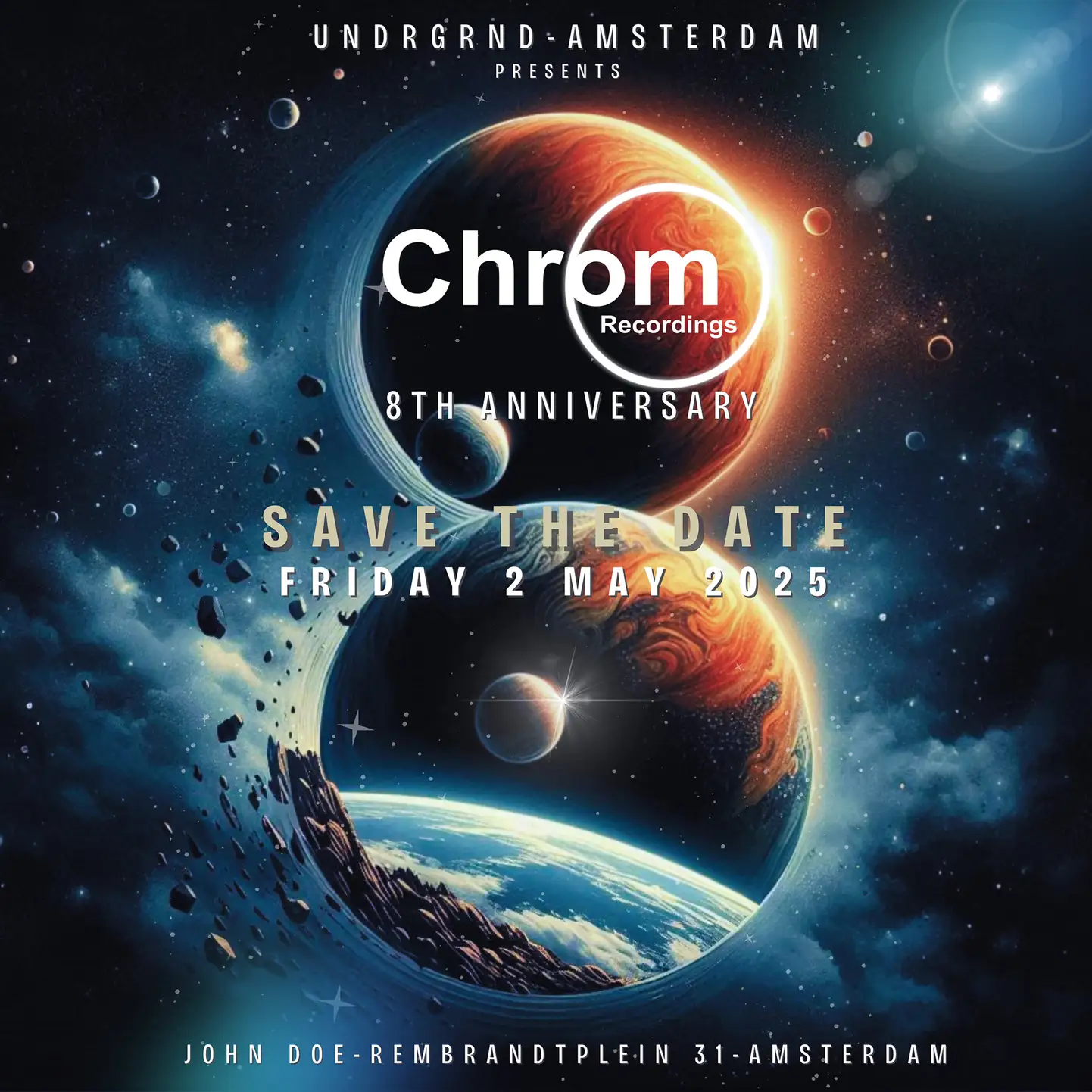 UNDRGRND x 8 YEARS CHROM RECORDINGS