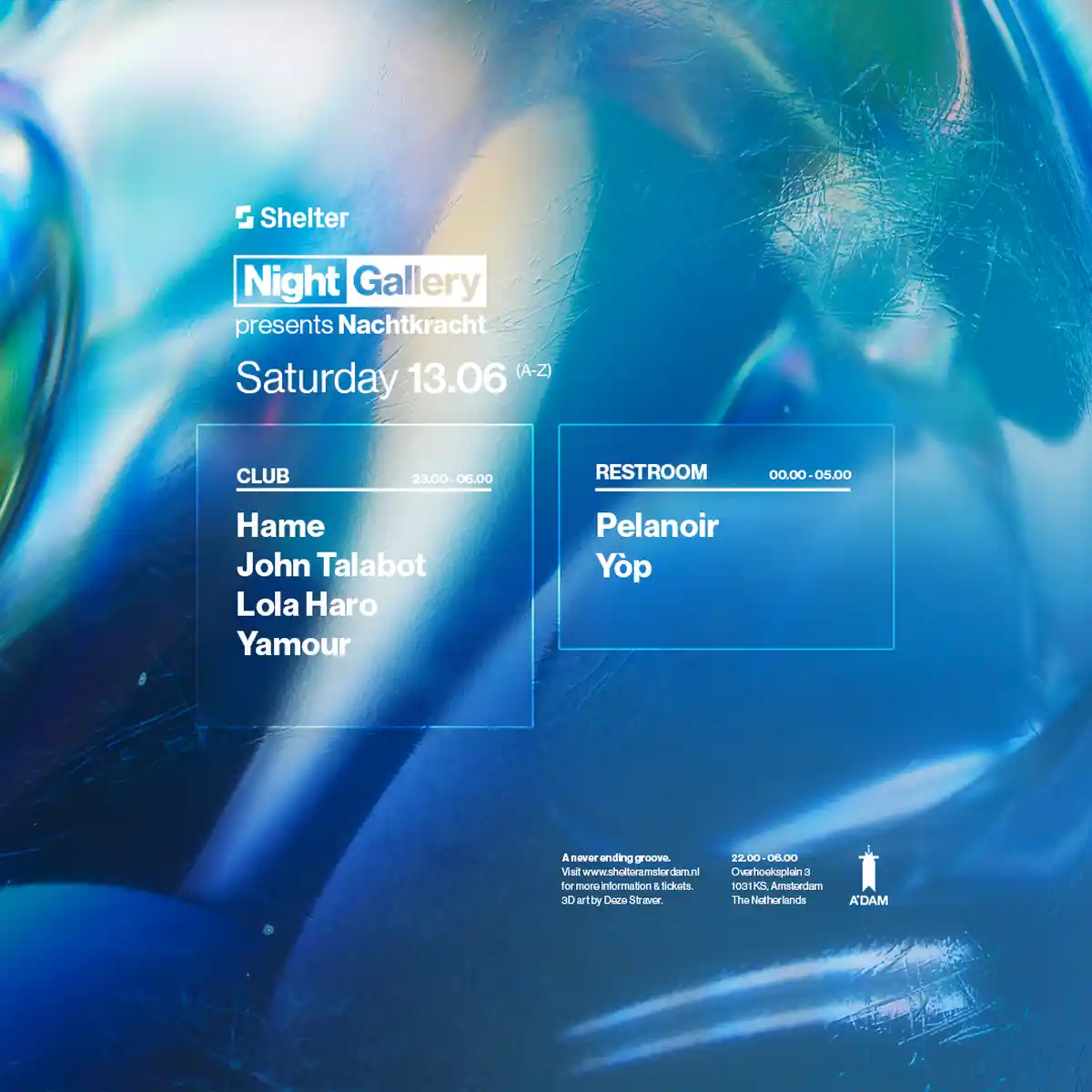 Night Gallery presents Nachtkracht: John Talabot, Lola Haro, Yamour