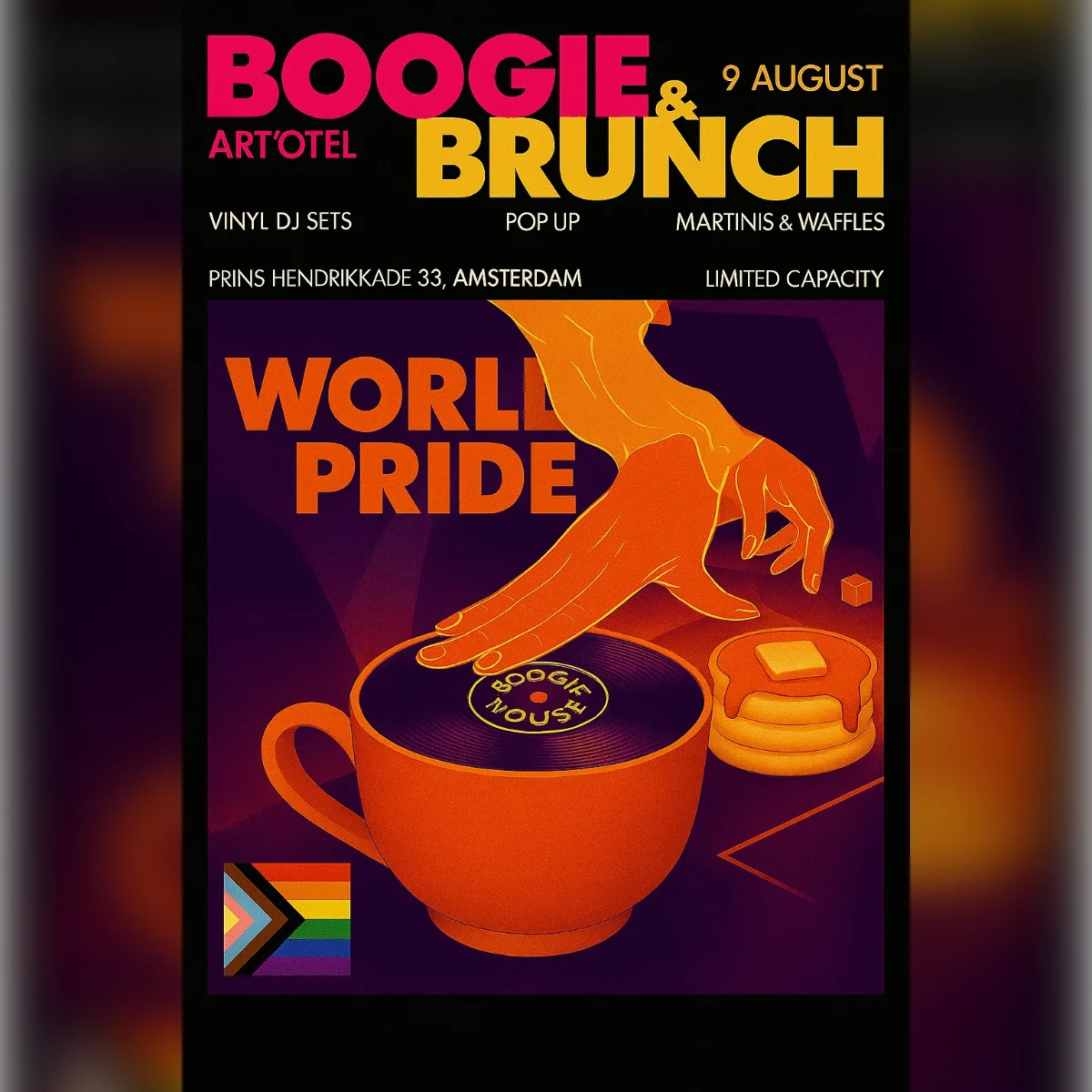 Boogie Vinyl Brunch Pride Amsterdam 2026