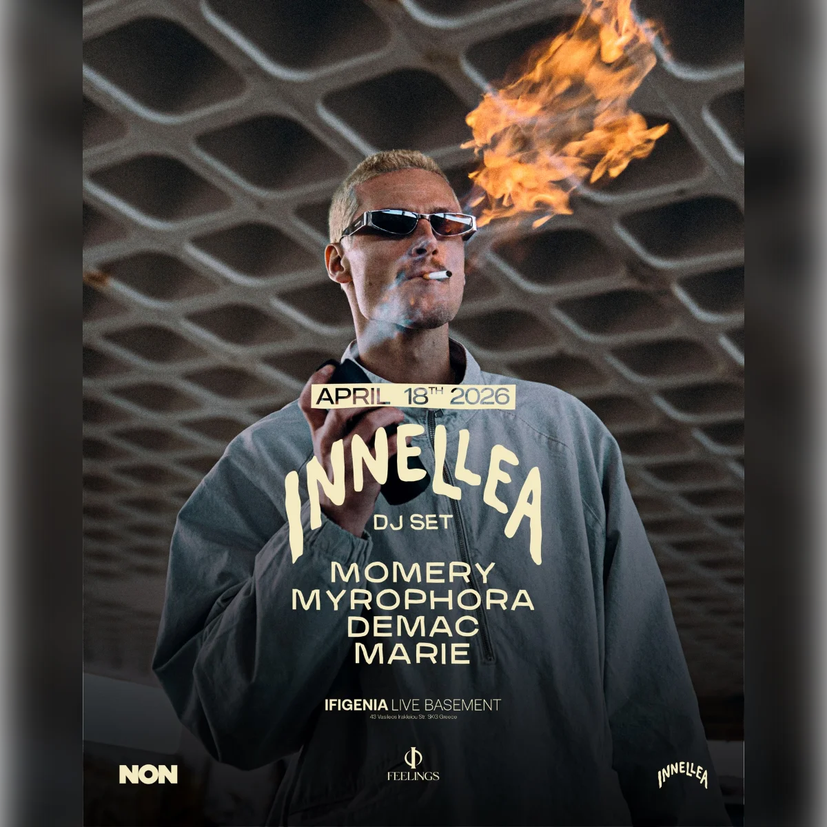 NON x Feelings pres. INNELLEA + more TBA in Thessaloniki