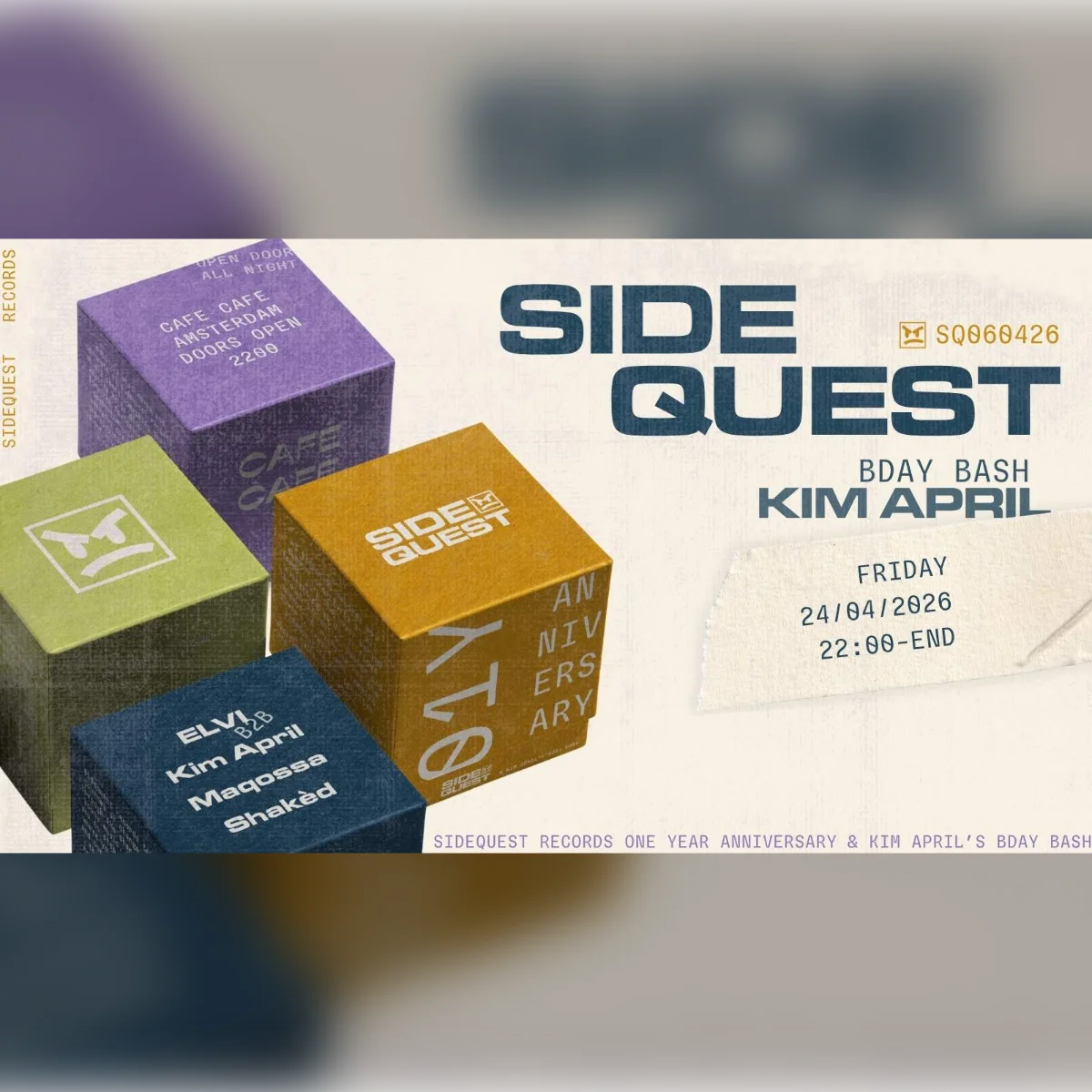 SideQuest x Kim April BDAY BASH