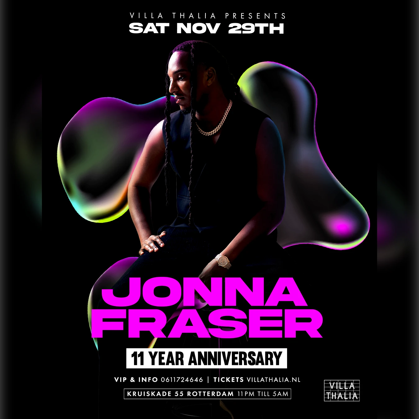 JONNA FRASER (LIVE) | SATURDAY NOVEMBER 29TH