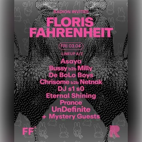 RADION invites Floris Fahrenheit
