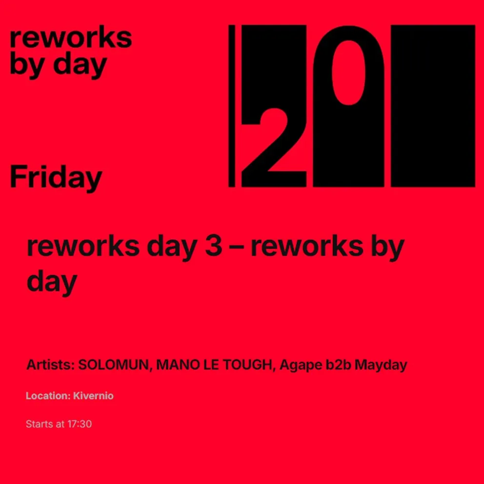 20/09 | Reworks By Day