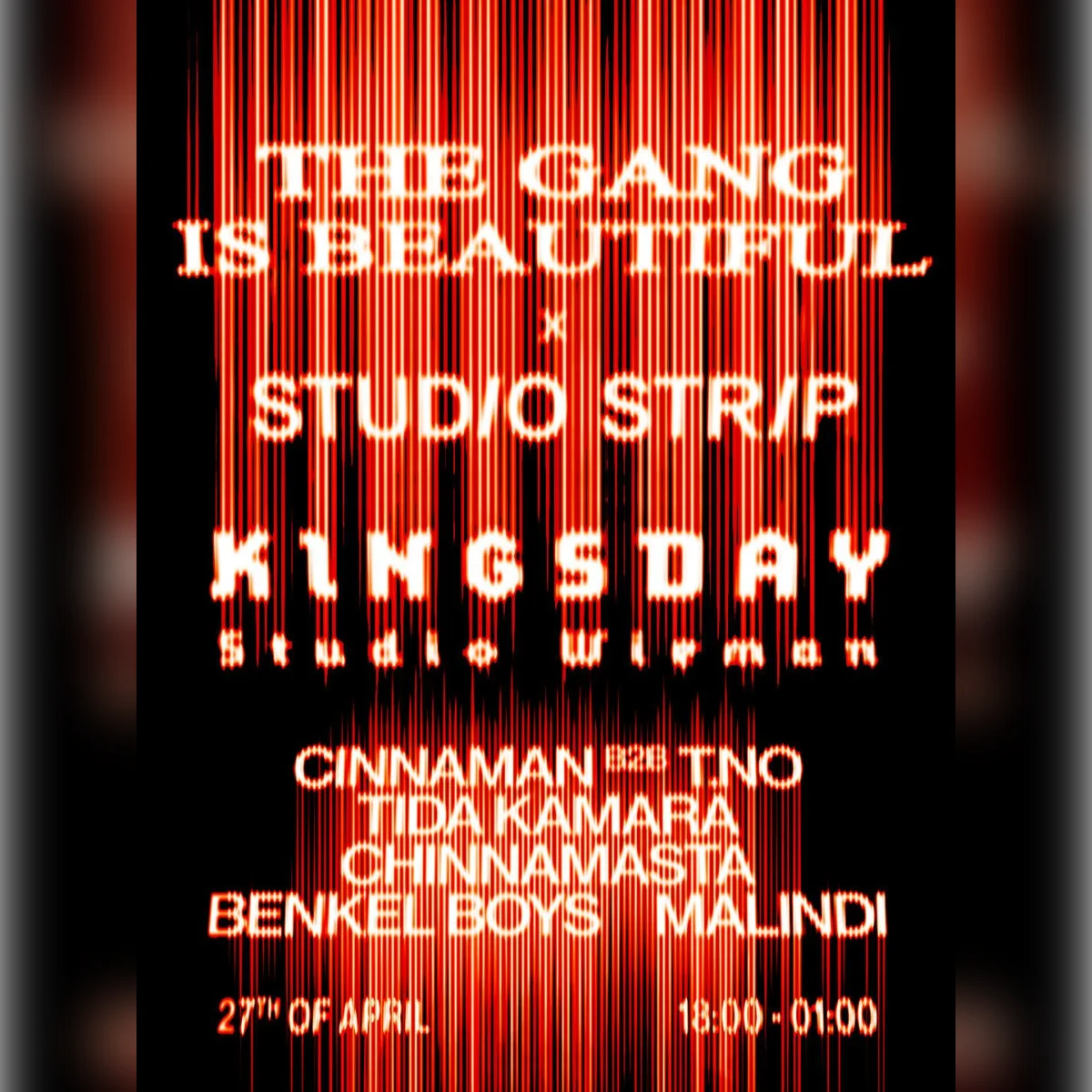 TGIB x Studio Strip Kingsday at Studio Wieman