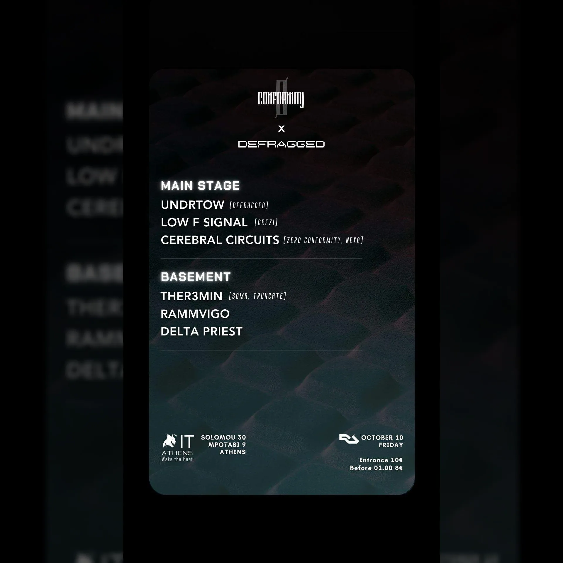 Zero Conformity x Defragged Istanbul