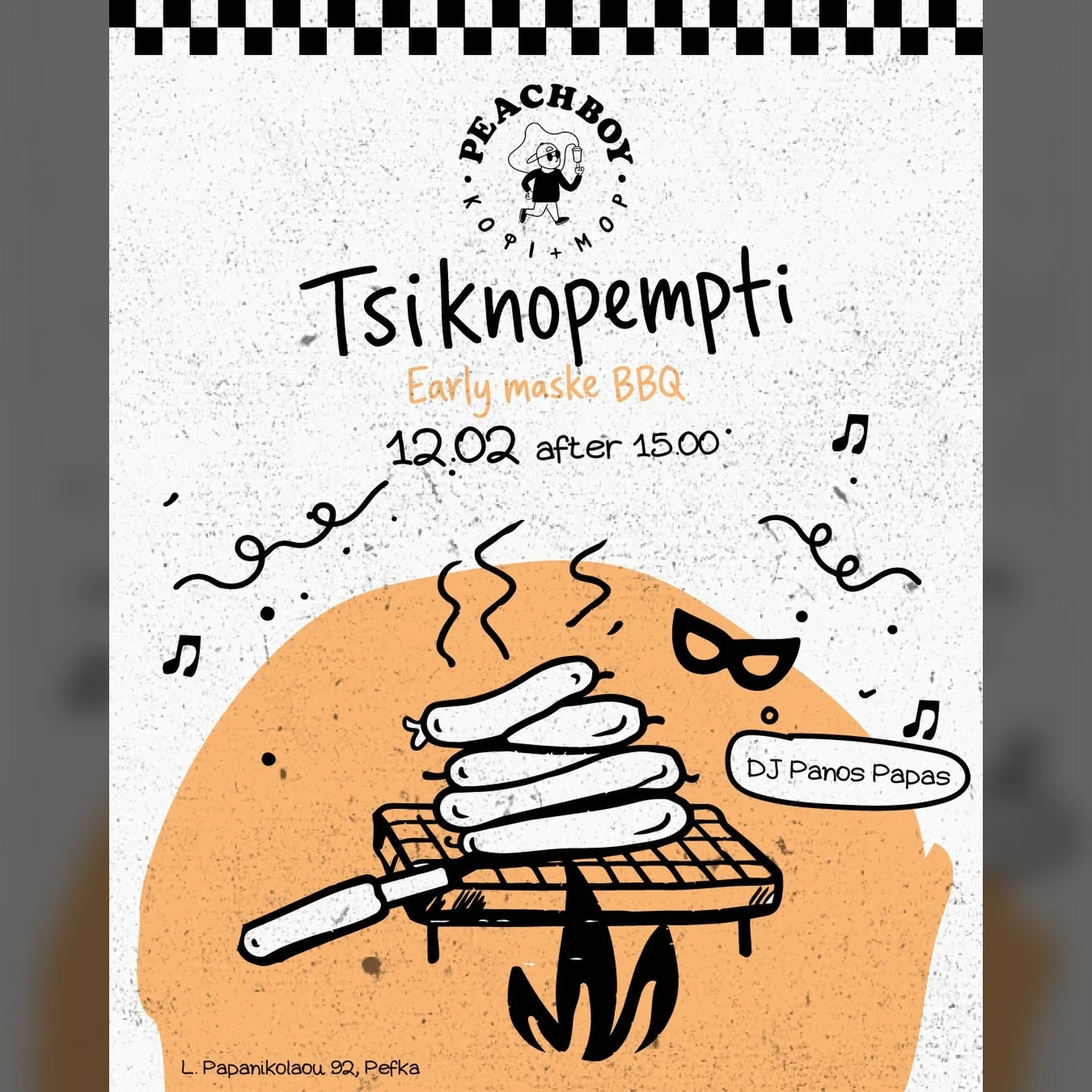 Tsiknopempti at Peachboy