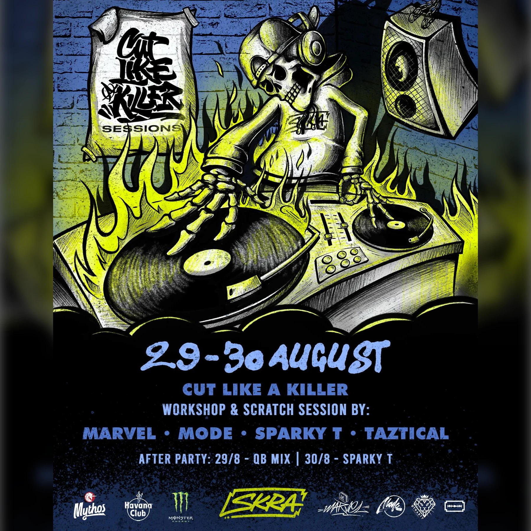 CUT LIKE A KILLER & AFTER PARTIES