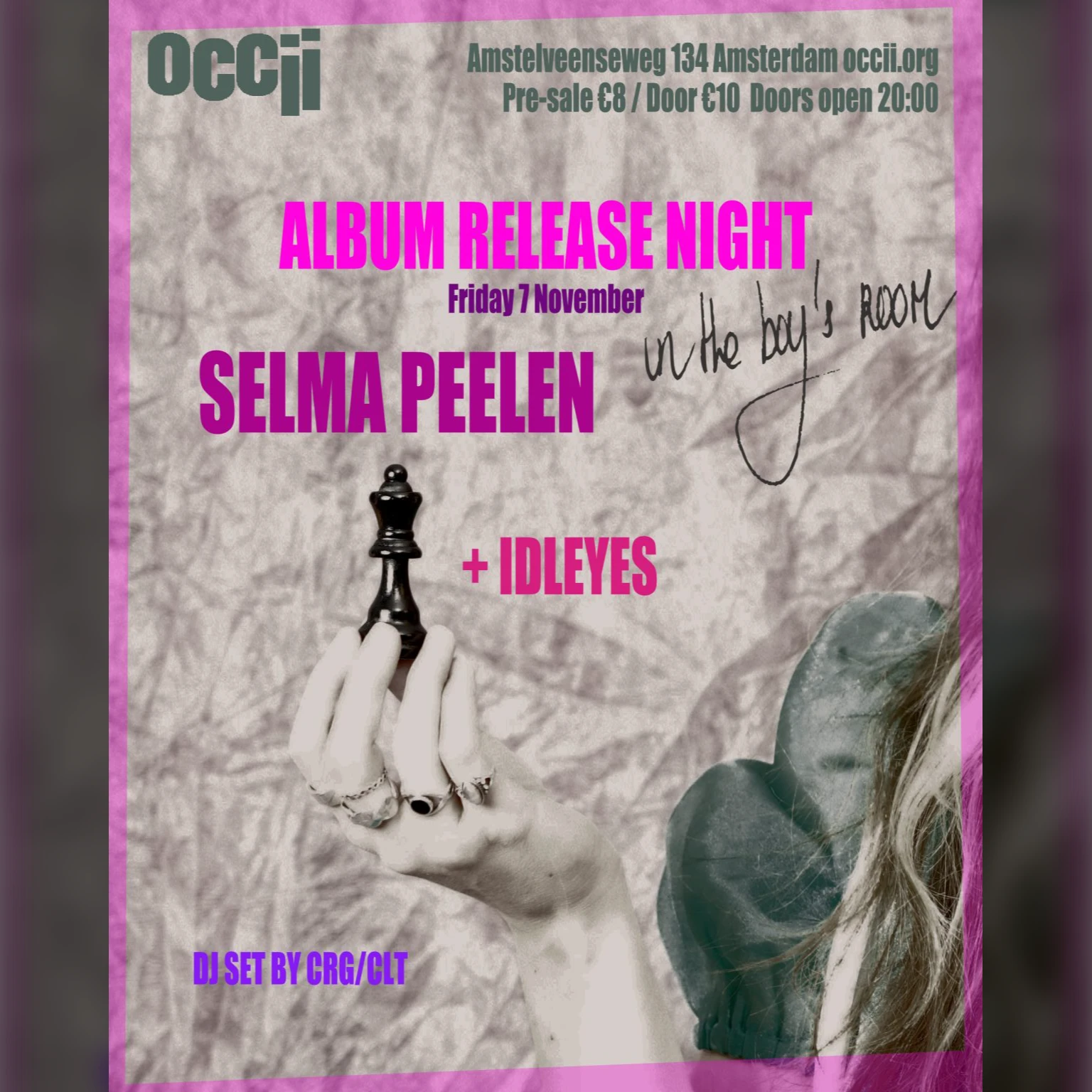 SELMA PEELEN + IDLΞYES + DJ CRG/CLT