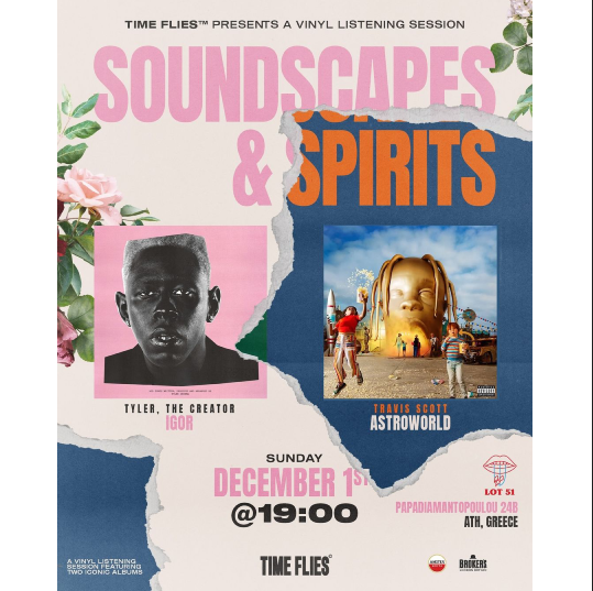 TIME FLIES ©️ proudly presents SOUNDSCAPES & SPIRITS.