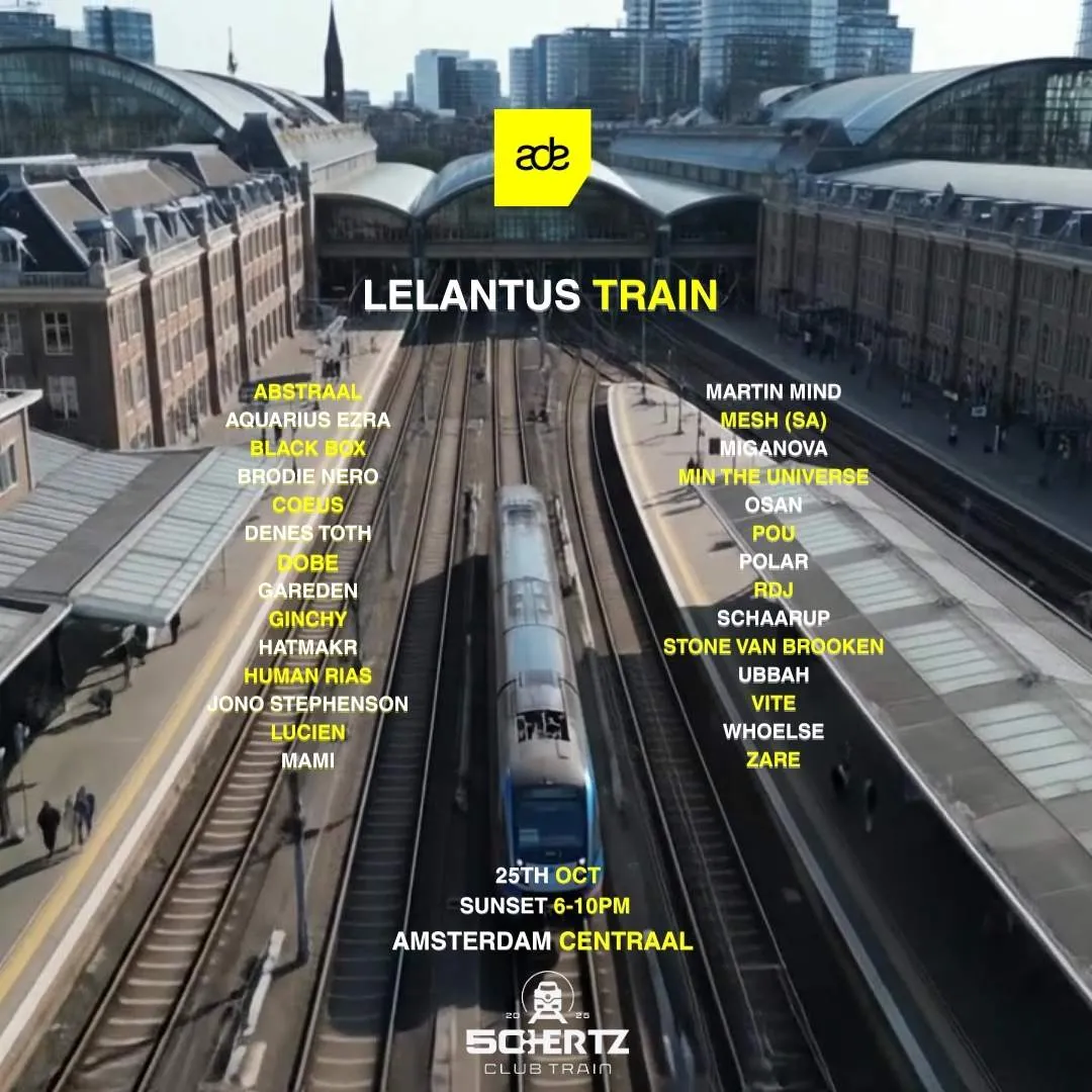 ADE MELODIC TECHNO TRAIN SUNSET EXPERIENCE BY Lelantus