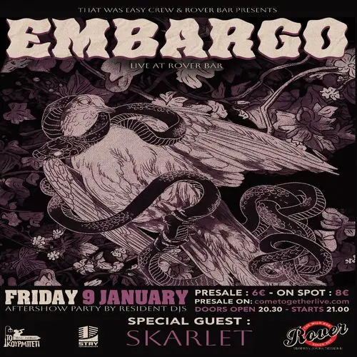 Embargo Live | Special Guest: Skarlet