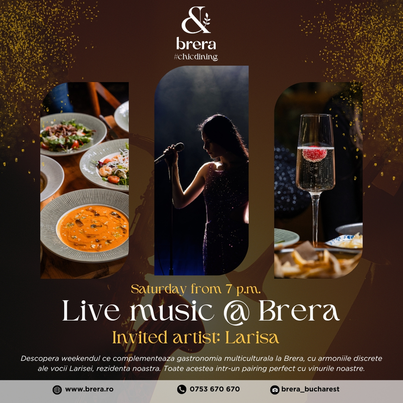 Live music @Brera | Invited artist: Larisa