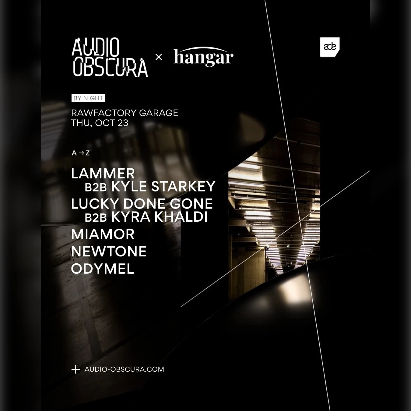 Audio Obscura ADE x Hangar 