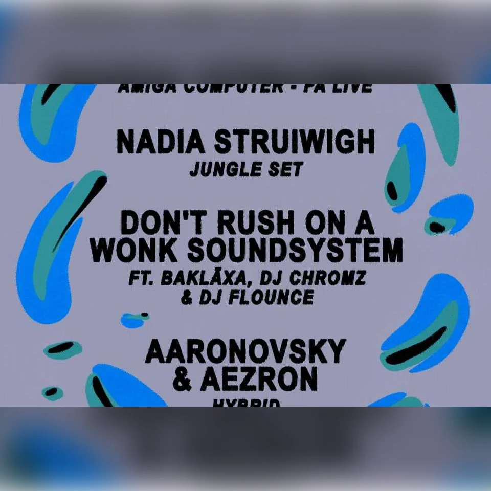 Paradox, Nadia Struiwigh, DROAW Soundsystem, Aaronovsky & Aezron 