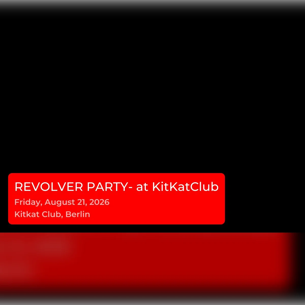 REVOLVER PARTY- at KitKatClub