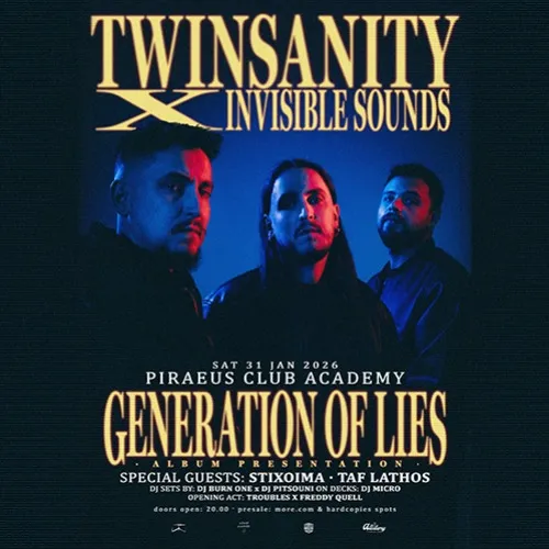 TWINSANITY x INVISIBLE SOUNDS - "Generation Of Lies" LP 