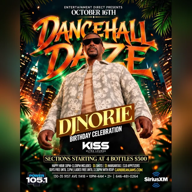 DJ Norie Birthday Celebration – Dancehall Daze - Dj Norie