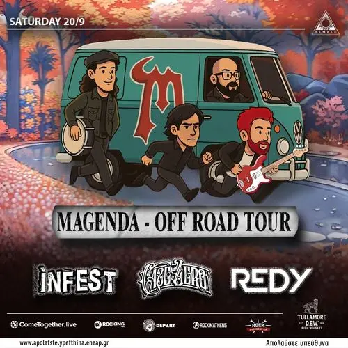 MAGENDA - OFF ROAD TOUR - Live at BLACK TEMPLE ATHENS