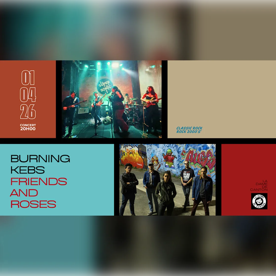 Burning Kebs X Friends And Roses