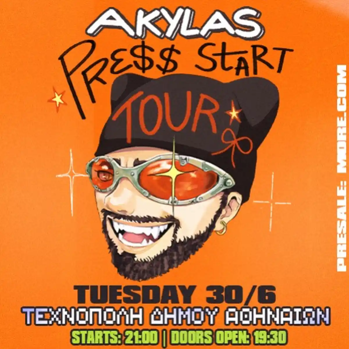 AKYLAS PRESS START TOUR