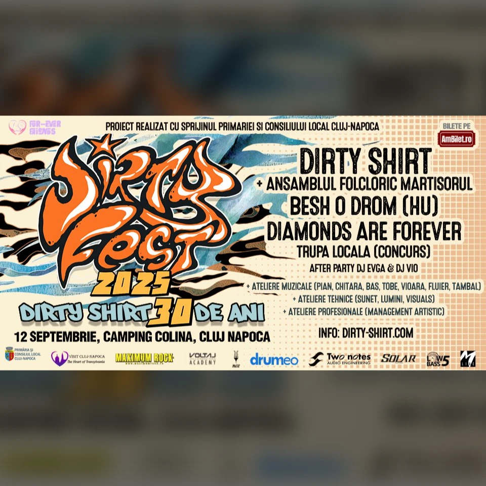DIRTY FEST 2025 – DIRTY SHIRT 30 DE ANI